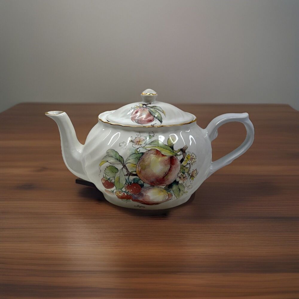 Vintage Arthur &‎ Son Staffordshire Large Teapot England 6361